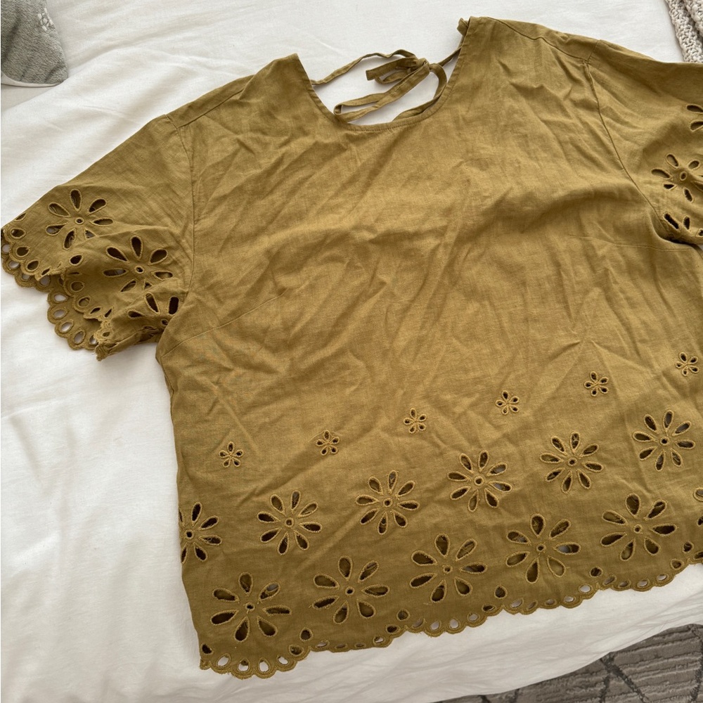 Madewell Eyelet Blouse